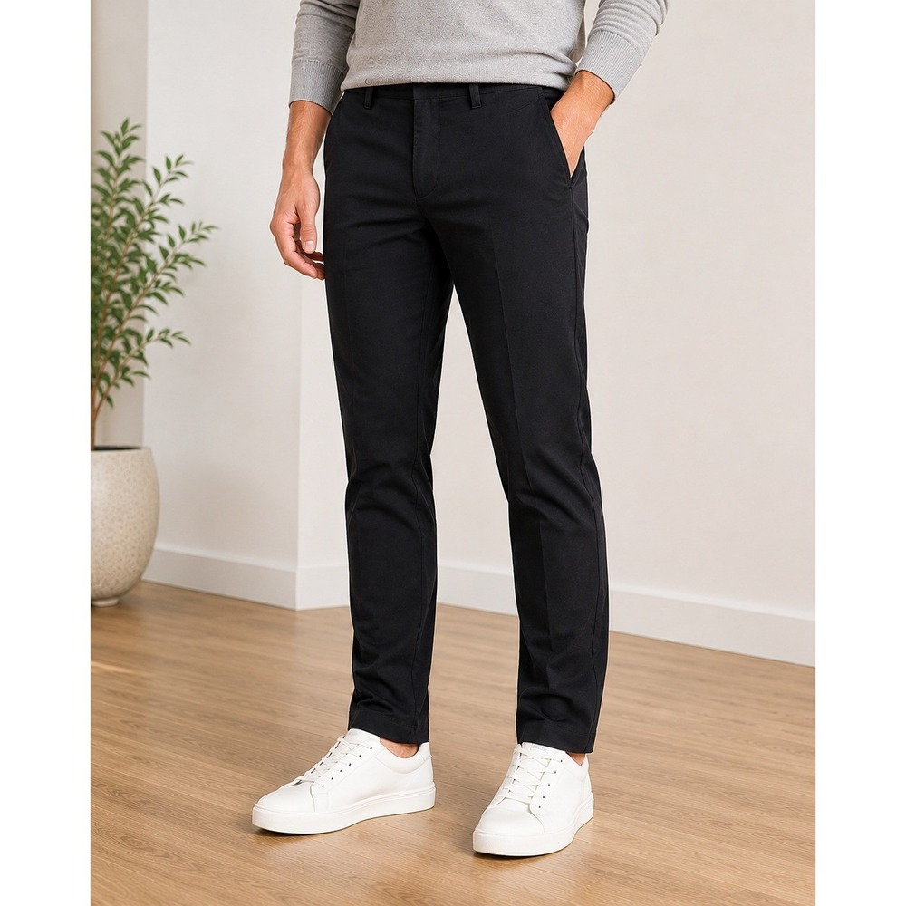 Quince Ultra-Stretch 24/7 Smart Chino Black Pants 34x32 QTCL004